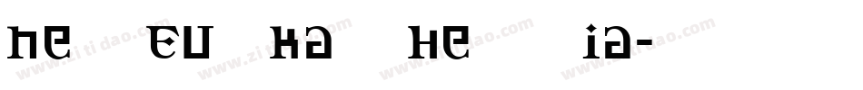 Neo Euskal Herria字体转换